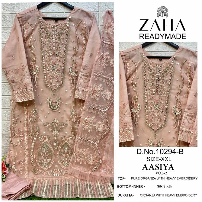 Aasiya Vol 2 By Zaha Pakistani Readymade Suits Wholesale Market in Surat
